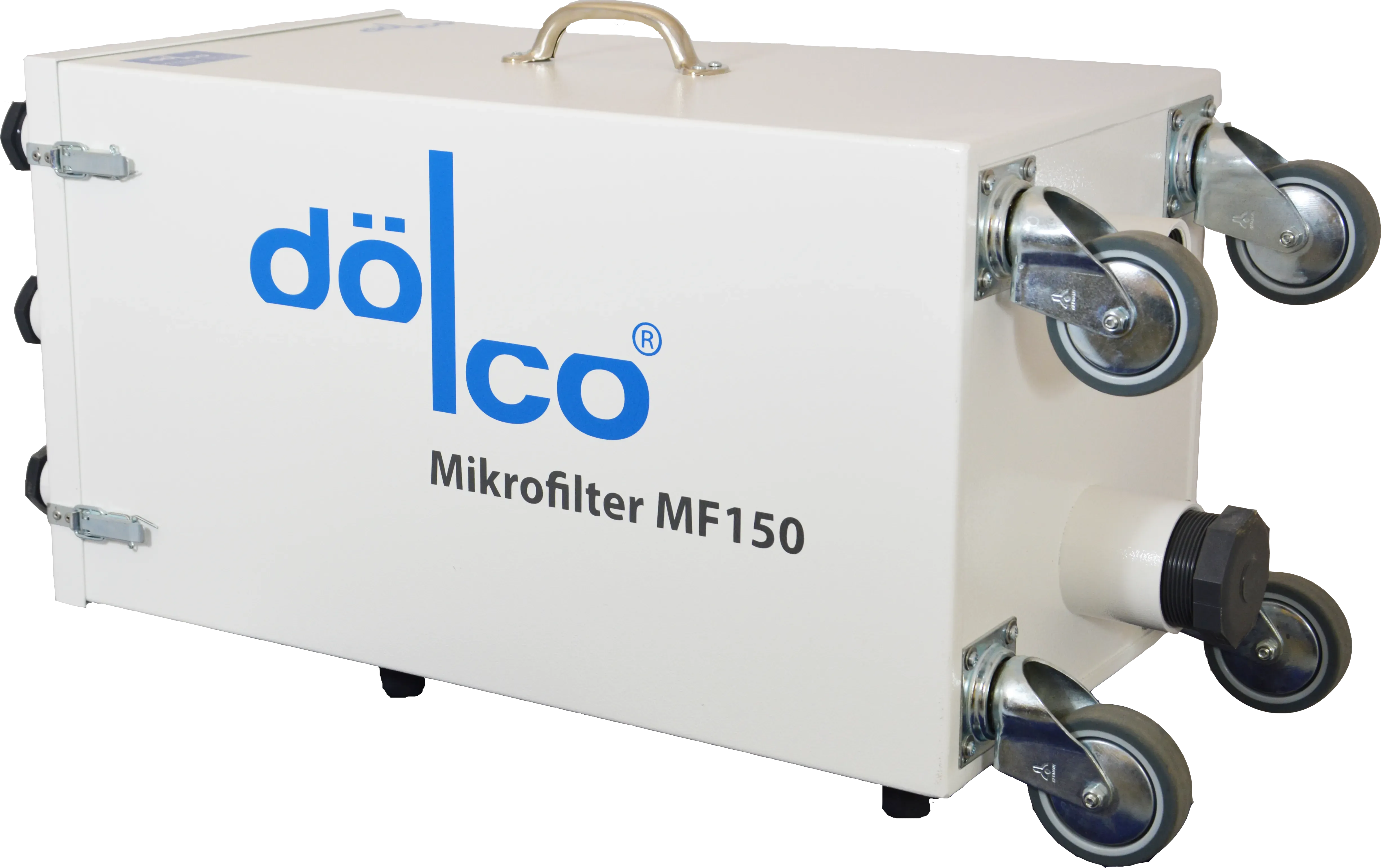 Mikrofilter MF150 von dölco mit mehreren Schlauchanschlüssen